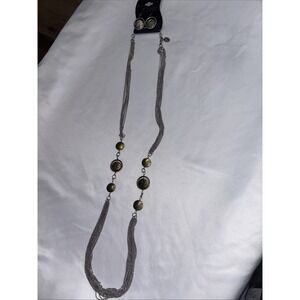 Howard's Always Something Special Boho Medallion Necklace & Pierced Earrings Set